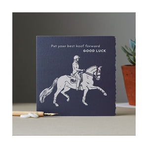 Deckled Edge Colour Block Pony Card