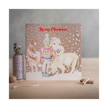 Load image into Gallery viewer, Deckled Edge Christmas Card