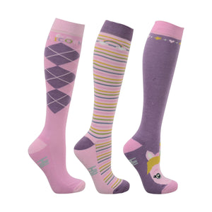 HyFASHION Little Unicorn Socks (Pack of 3)