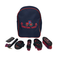 Load image into Gallery viewer, Tractors Rock Grooming Kit Rucksack Hy Equestrian