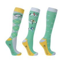 Load image into Gallery viewer, Hy Equestrian Competition Ready Socks (Pack of 3)