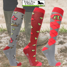 Load image into Gallery viewer, Hy Equestrian Country Walks Socks (Pack Of 3)
