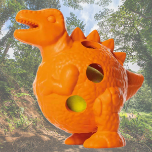 Rubber Dino Dog Toy