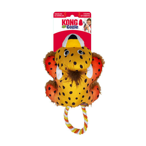 Kong Cozie Tuggz Cheetah