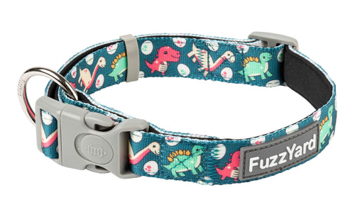 Dinosaur Land Dog Collar