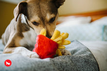 Load image into Gallery viewer, French Fries Plush Dog Toy