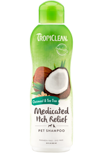 Load image into Gallery viewer, TropiClean Oatmeal &amp; Tea Tree Shampoo